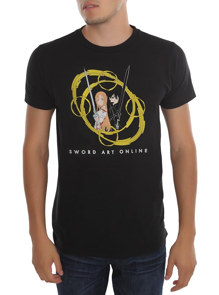 トップス vaultroom kirito & asuna tee M KIRITO & ASUNA TEE / CHARCOAL – VAULTROOM